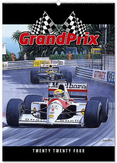 Formel-1 Wandkalender 2024 Grand Prix