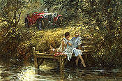 A Secret-Place, MG-TC art print by Alan Fearnley
