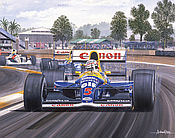 Formel 1 Wandkalender 2021 - Grand Prix von Mexiko 1992 - Nigel Mansell im Williams-Renault FW14B - November