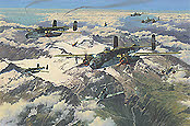 Battle of the Brenner, B-25 Mitchell Luftfahrtkunst von Anthony Saunders