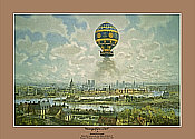 Montgolfiere 1783, Luftfahrt-Kunstdruck von Kenneth McDonough