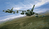 Operation Telic, Tornado GR4s over Baghdad aviation art print by Michael Rondot