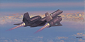 Above and Beyond, SR-71 art print by Philip E West