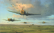 Air Armada, Me-109 Kunstdruck von Robert Taylor