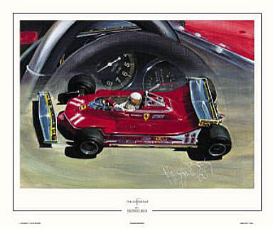 Jody Scheckter 1979 Formel-1 Kunstdruck von Hessel Bes