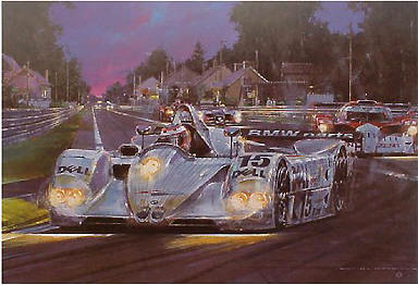 Le Mans 1999, BMW motorsport art print by Nicholas Watts