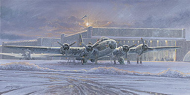 The Memphis Belle, B-17 aviation art print by Philip E West