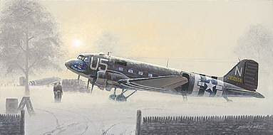 Together We Stand, Douglas DC-3 Dakota aviation art print by Philip E West
