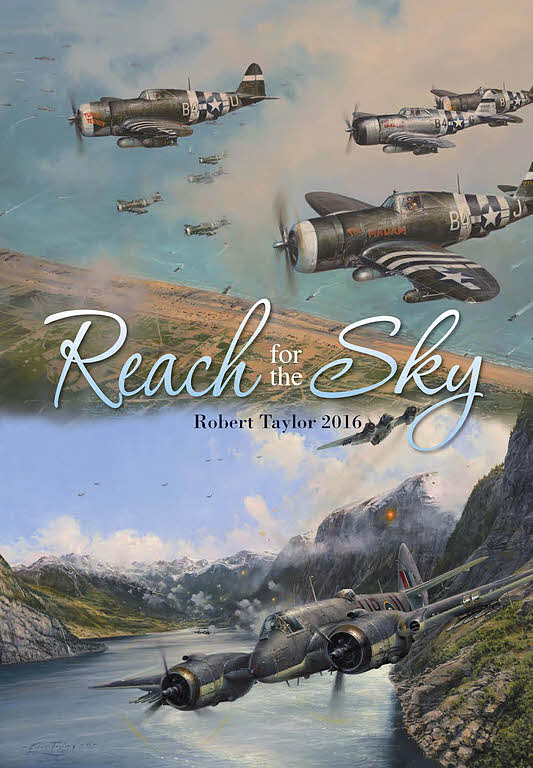 Reach for the Sky Flugzeug Kalender 2016, Luftfahrtkunst von Robert Taylor