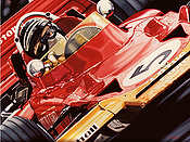 Jochen Rindt Lotus Formula One art print by Colin Carter