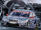 DTM Mercedes Christijan Albers Motorsport Kunstdruck von Hessel Bes