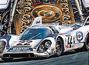 Porsche 917k Le Mans 1971, motorsport art print by Hessel Bes