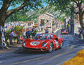 Targa Florio 1965 - Ferrari 275P2 Motorsport Art by Nicholas Watts
