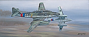 Guardians of the Reich, Me-262 aviation art print by Philip West