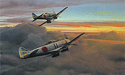 Into the Sun, Ki44 Companion Print Richard Taylor