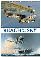Flugzeug Kalender 2022 Reach for the Sky Luftfahrtkunst von Robert Taylor