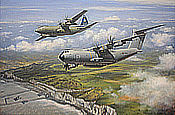Airbus A-400M 206R Squadron RAF, Luftfahrtkunst von Ronald Wong