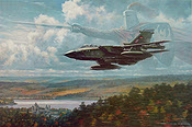 Geisterstaffel - Luftwaffe Tornado JaboG 33 aviation art print by Ronald Wong